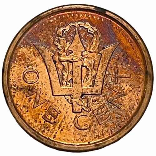 барбадос 1 цент 2005 г Барбадос 1 цент 2012 г.