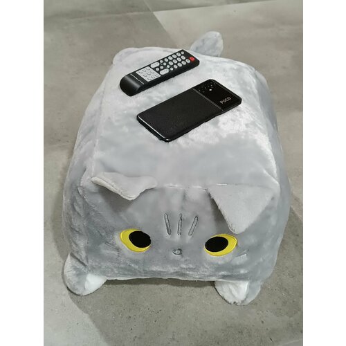 Кот пуфик-подушка мягкая игрушка 50см.
