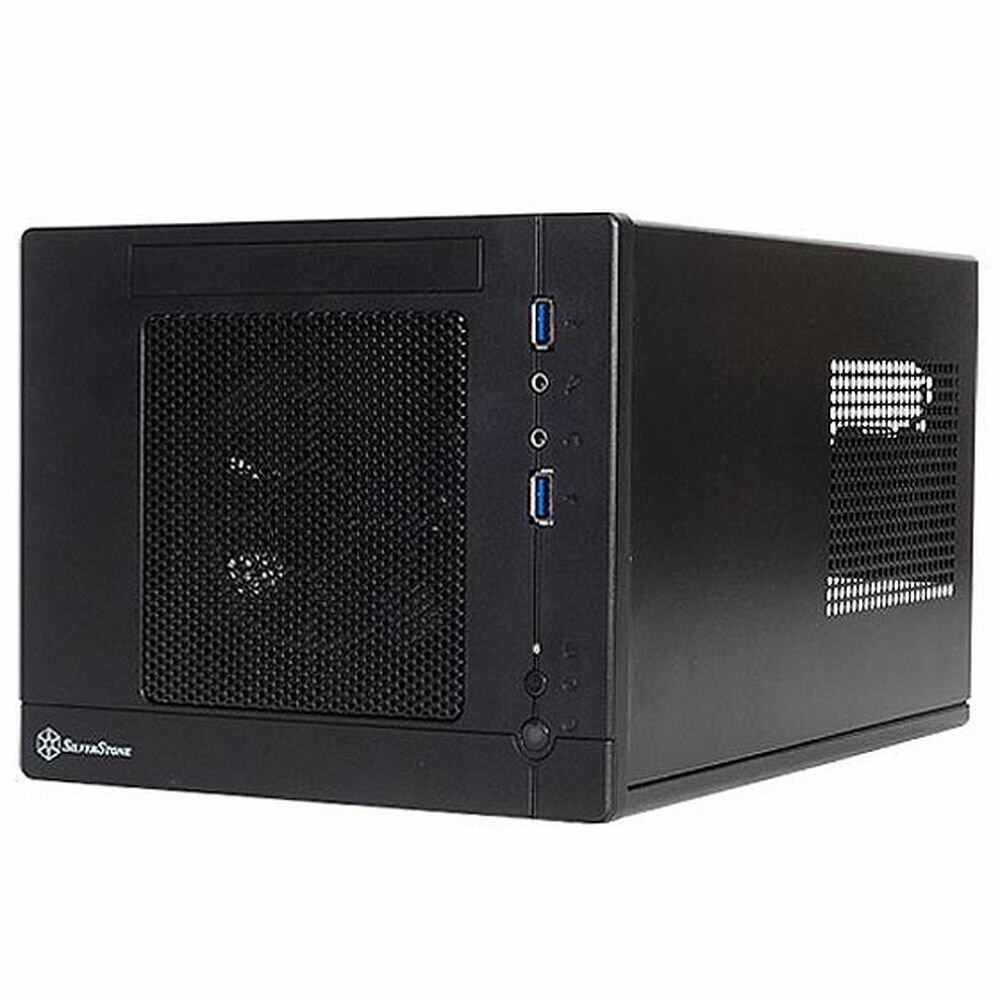 Корпус Silverstone SST-SG05BB-Lite USB 3.0 USB 3.0 Sugo Mini-ITX Compact Computer Cube Case, black.
