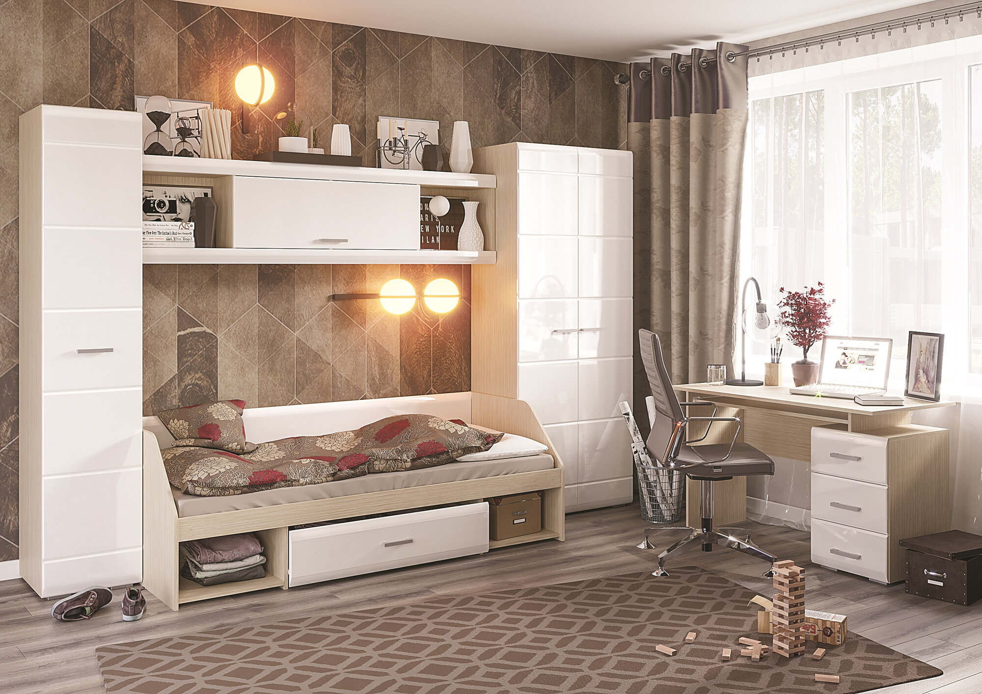 Детская комплект мебели для детской комнаты Спасибо-Мебель - СМ0229