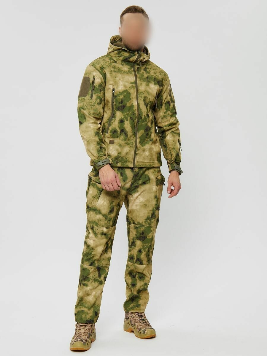 Тактический демисезонный костюм Softshell Шторм/костюм мужской на флисе мембрана