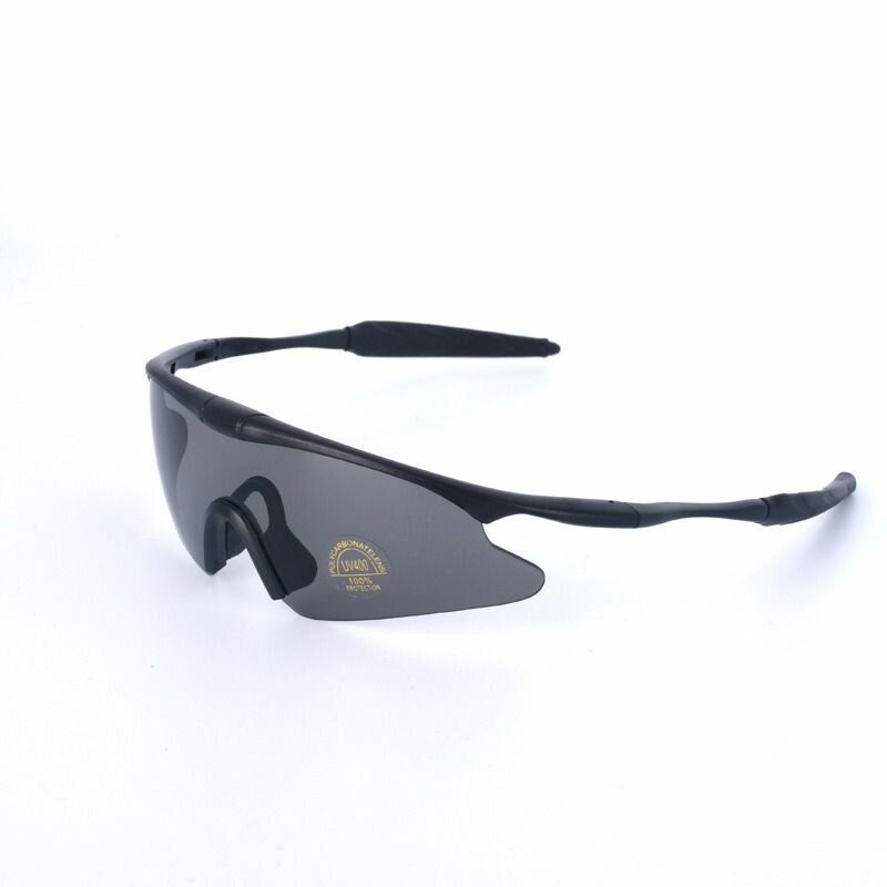 Очки Weekend X-100 (сер)тактические, стрелковые, высокой четкости, солнцезащитные UV400, для спорта, велоспорта, верховой езды