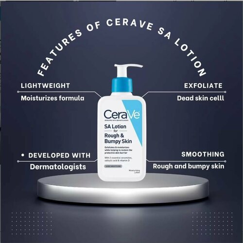 Лосьон CeraVe SA Lotion for Rough Bumpy Skin для грубой и ухабистокой кожи 237мл 1000₽