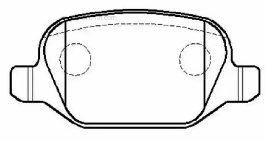HSB HP9940 Колодки тормозные дисковые задние LADA 11196, 21905 Kalina, Granta Sport / ALFA ROMEO 147 00.10-, 156 01.5-, GT 03.10- / LANCIA Lybra 97.9-