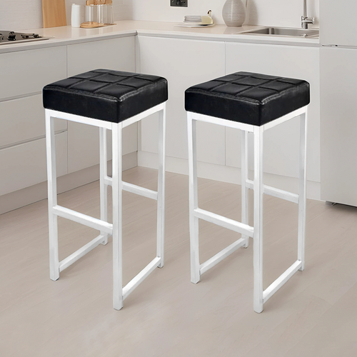 Барный стул лофт без спинки и с мягким сиденьем для кухни и дома комплект 2 шт 7500₽