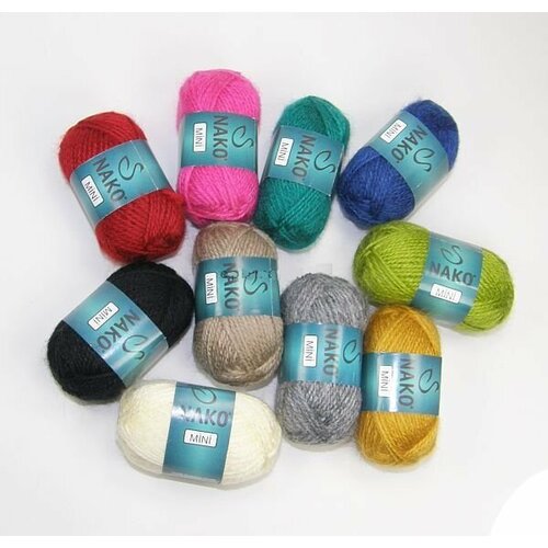 Набор пряжи Карамелька от бренда нако - 10 штук в наборе 397₽