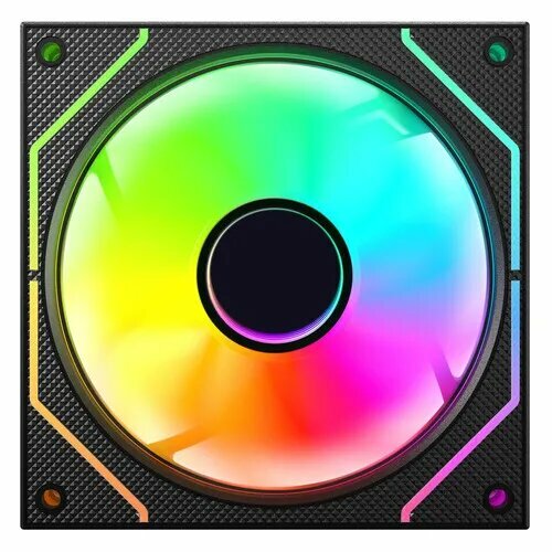 Вентилятор GMNG GG-CF120ARGB5-PWMBK ARGB 120х120x25 черный 4-pin Ret 1612₽