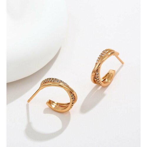 фото Серьги пусеты xuping jewelry, размер 15 мм