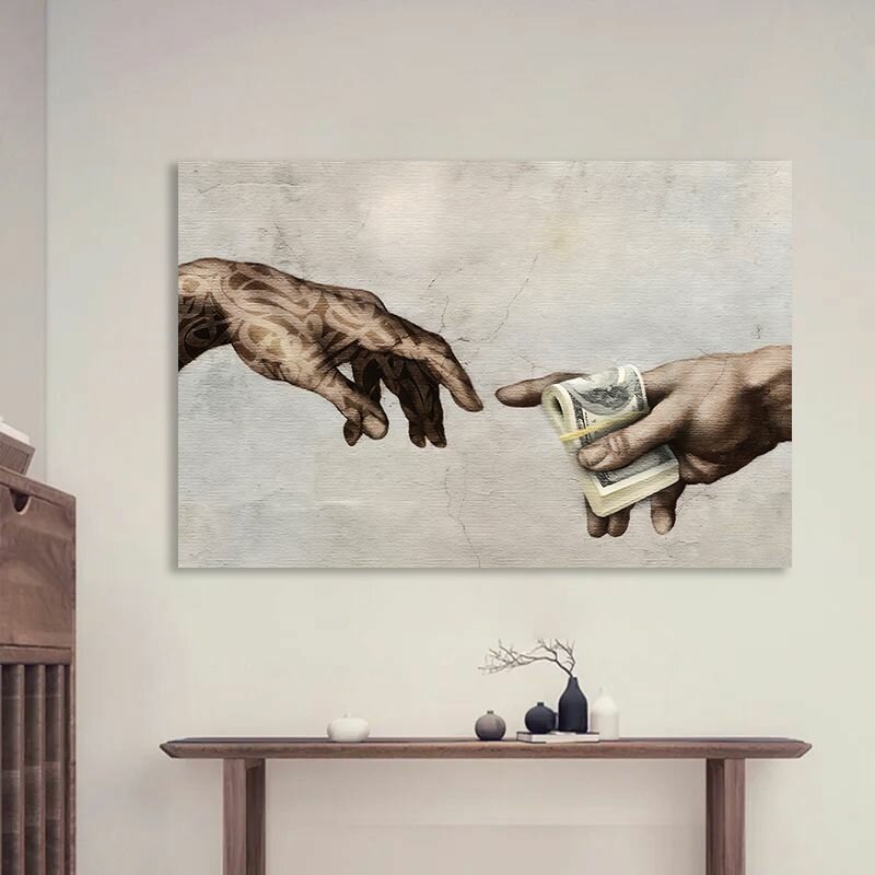 Картина Мотивация, Деньги, Успех, 20х30
