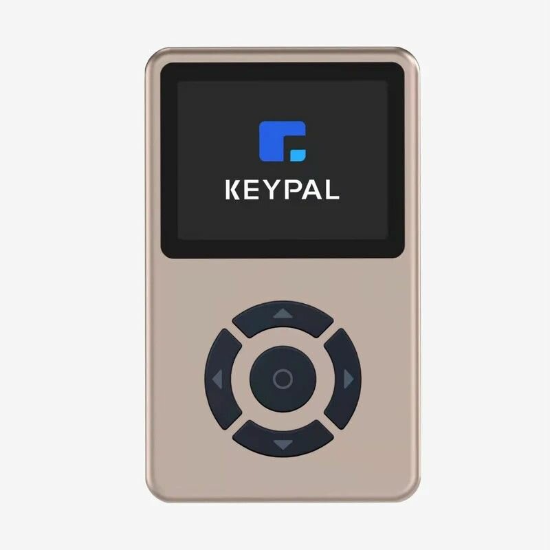 Аппаратный криптокошелек KeyPal Plus Gold - холодный кошелек для криптовалют от официального реселлера BIP39
