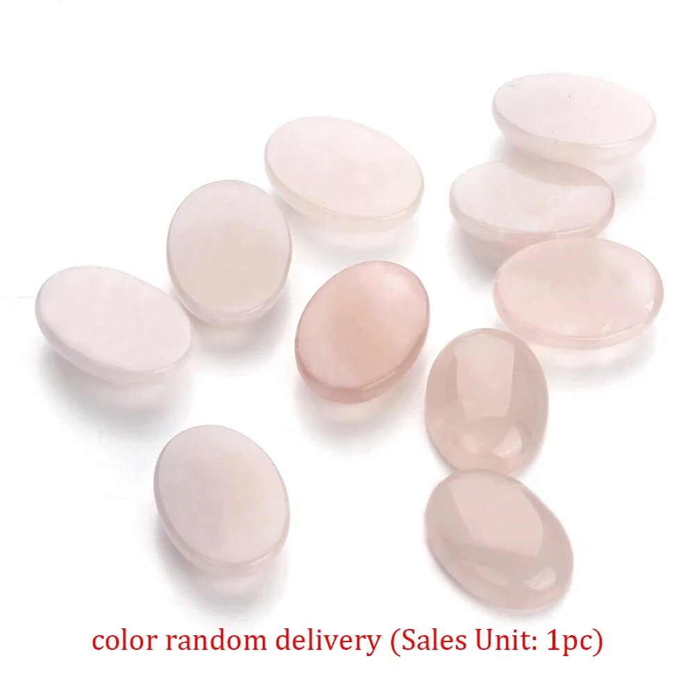 Натуральные кабошоны из агата тигрового глаза лазурита и аметиста Розовый 18x25mm-1pcs Pink Crystal