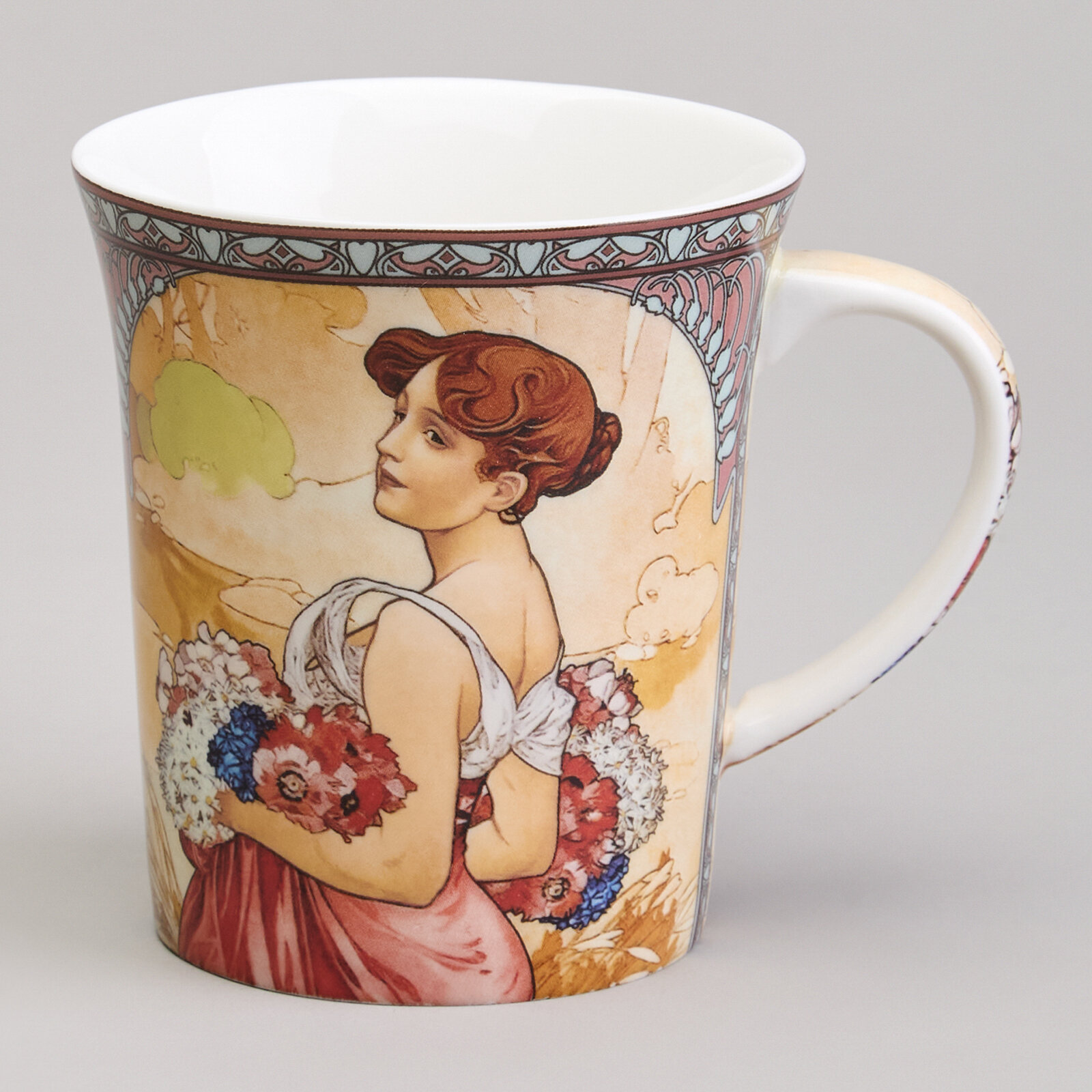 Кружка lefard времена года (А. Муха) 420 мл KSG-104-1035