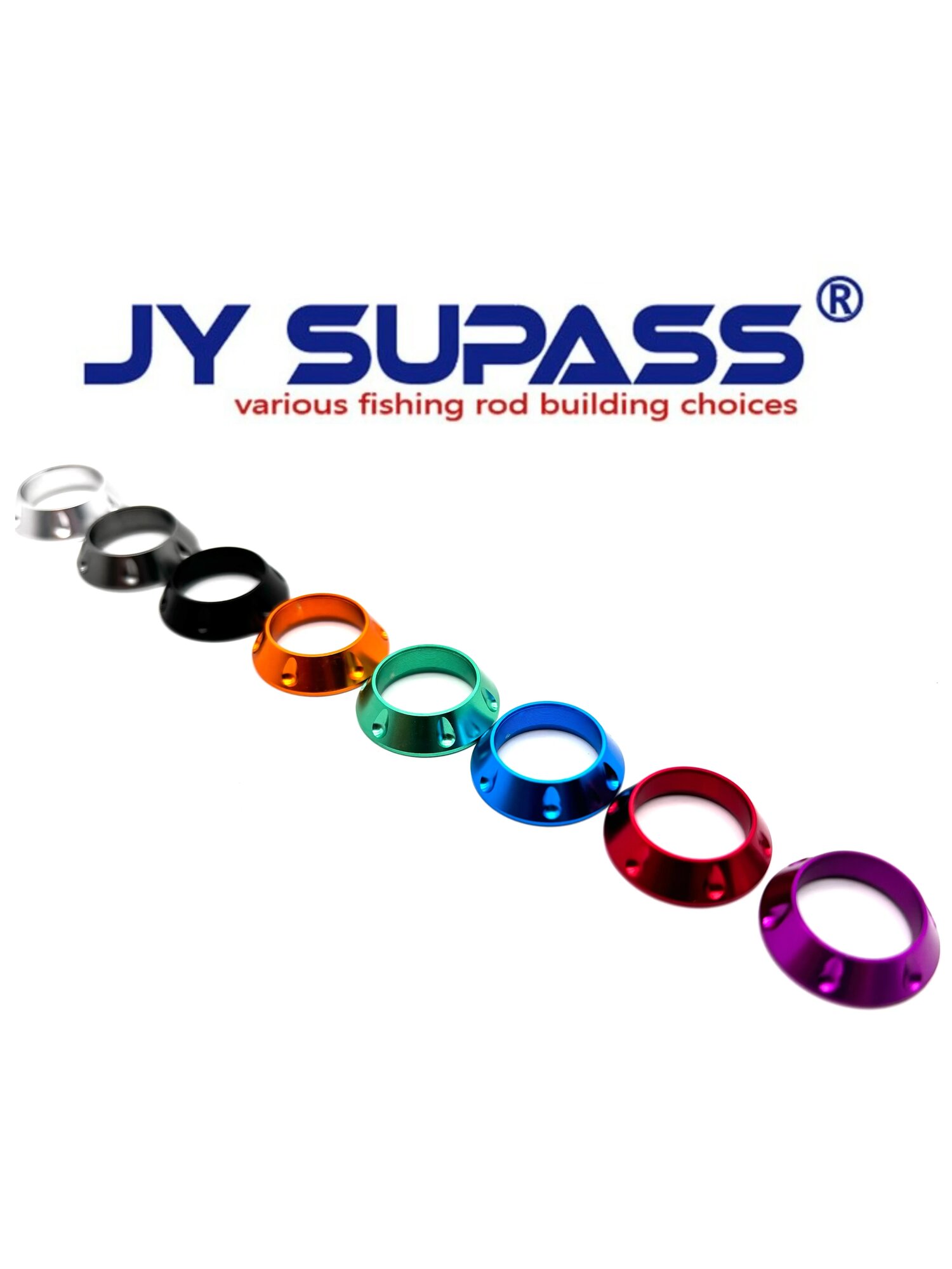 JY SUPASS набор контактных колец для ремонта удочек из алюминиевого сплава