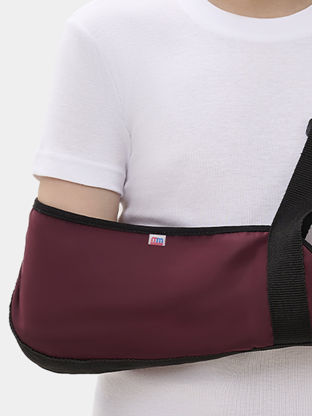 Бандаж Makon Mirzo, для детской руки, регулируемая степень фиксации, черный/красный — фото 1