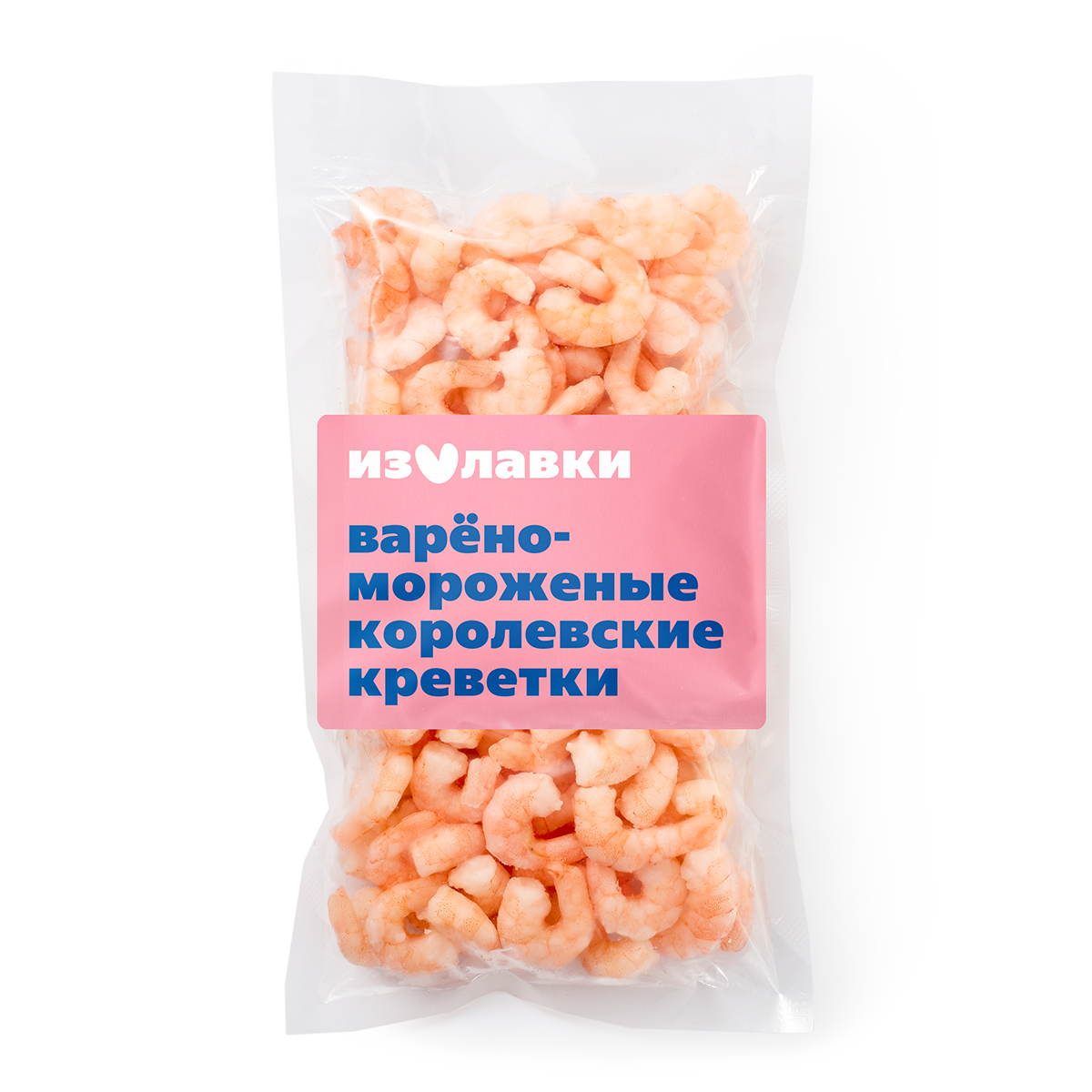 Креветка Королевская 100/200 «Из Лавки» белоногая очищенная варёно-мороженая