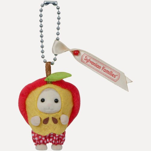 Изображение товара Брелок Sylvanian Families "Малышка овечка в костюме яблока", для развития воображения, от 3 лет