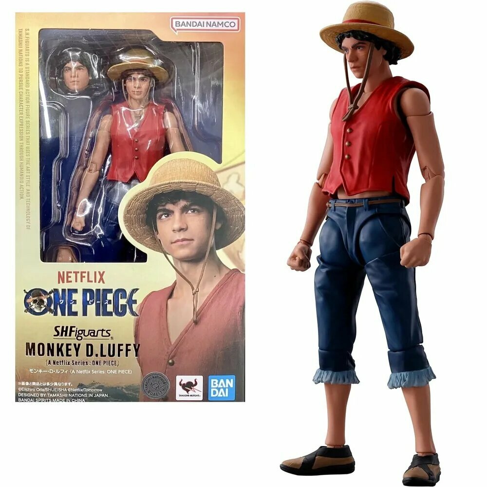 Экшн фигурка Bandai S.H.FIGUARTS One Piece - Monkey D. Luffy, Сериал Netflix SHF