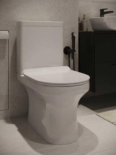 Изображение товара Унитаз-компакт безободковый, сиденье с микролифтом Agger AT04000