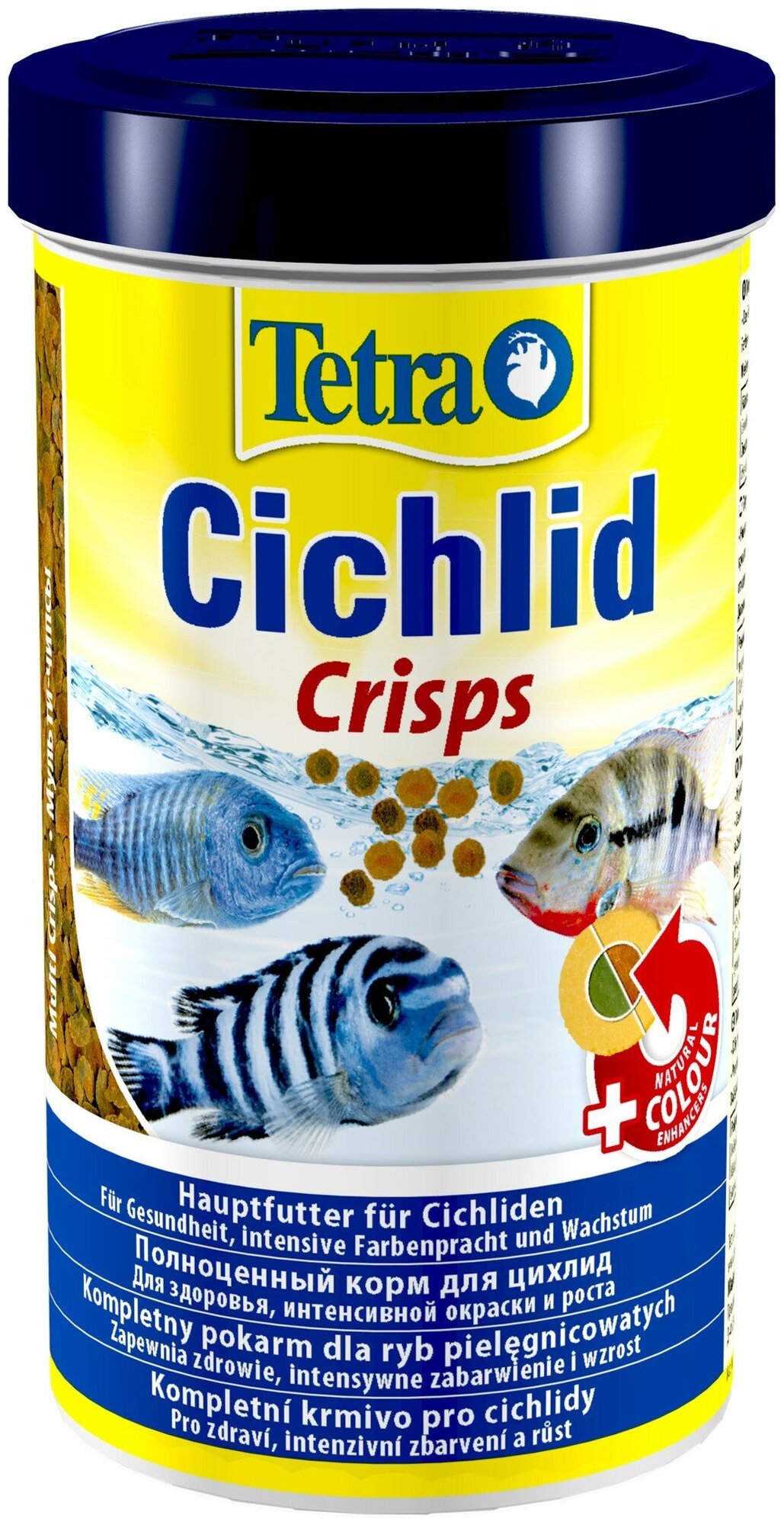 Корм Tetra Cichlid Crisps 500 мл, чипсы для цихлид