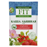 Fit Effectum Каша льняная Клубника с шиповником, порционная (1 шт.) - изображение