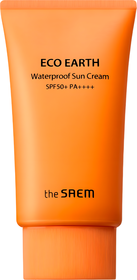 Водостойкий солнцезащитный крем The Saem Eco Earth Waterproof Sun Cream SPF 50+ PA++++