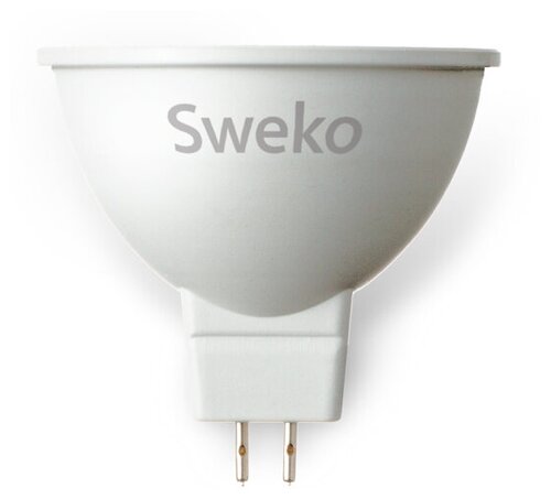 Лампа светодиодная Sweko 38398, GU5.3, MR16, 5 Вт, 3000 К