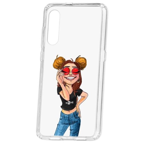 фото Чехол на xiaomi mi9 kruche print smiling