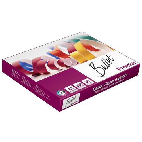 Бумага А3 500 л, PREMIER, 80 г/м2, белизна белизна 162% CIE, класс А