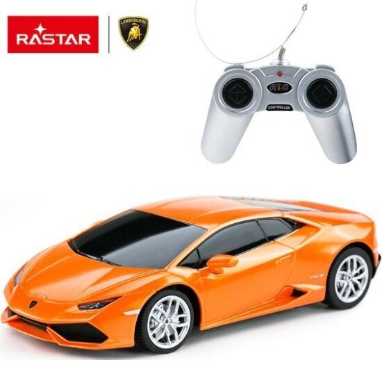 Машина на радиоуправлении Rastar 71500O Lamborghini HURAC? N LP 610-4, цвет оранжевый 1:24