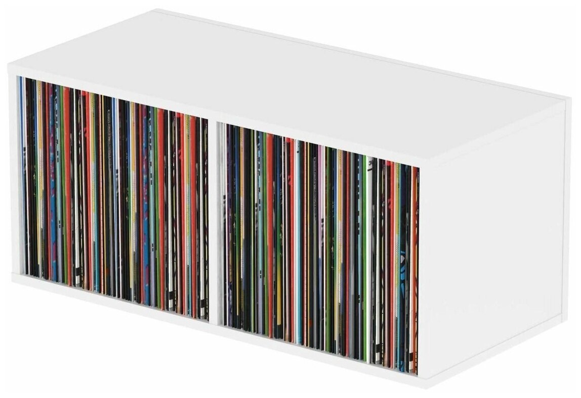 Подставка под виниловые пластинки Glorious Record Box White 230