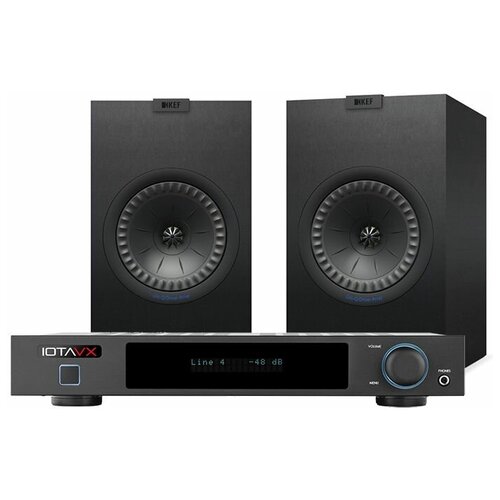 C полочной акустикой IOTAVX NP3 + KEF Q350 Satin Black