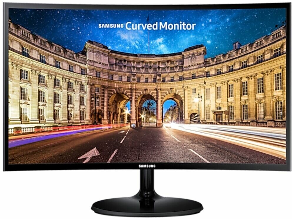 Монитор 27" Samsung C27F390FHM VA 1920x1080 4ms HDMI, VGA