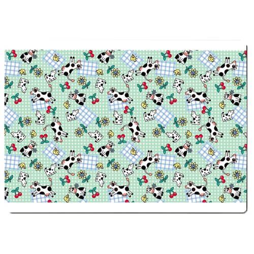 фото Коврик для мыши школьный. коровы, цветочки, вишенки drabs