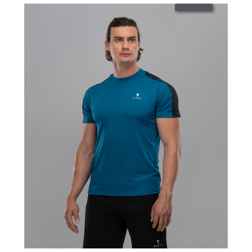 фото Мужская футболка fifty vigorous fa-mt-0102-blu, синий (l)