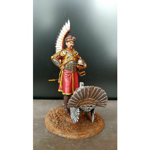 Польский крылатый гусар и индюк 17 век 4626₽