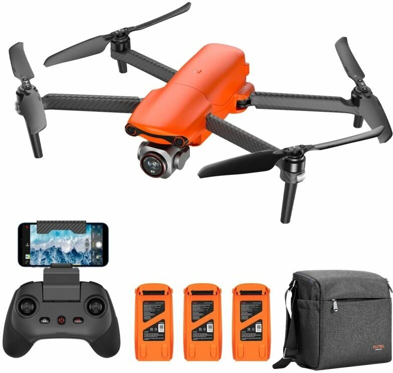 Другие дроны и квадрокоптеры Autel Robotics Квадрокоптер Autel Robotics EVO LITE+ Orange Premium (3 батареи) RTF - EVO-LITE-PLUS-ORANGE-COMBO3