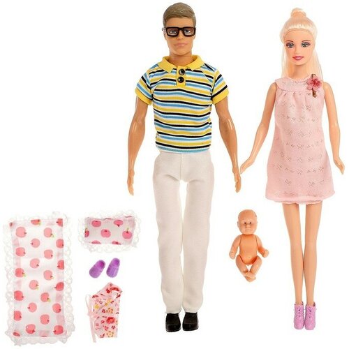 MARU Набор кукол Дружная семья с аксессуарами микс в пакете 1598₽