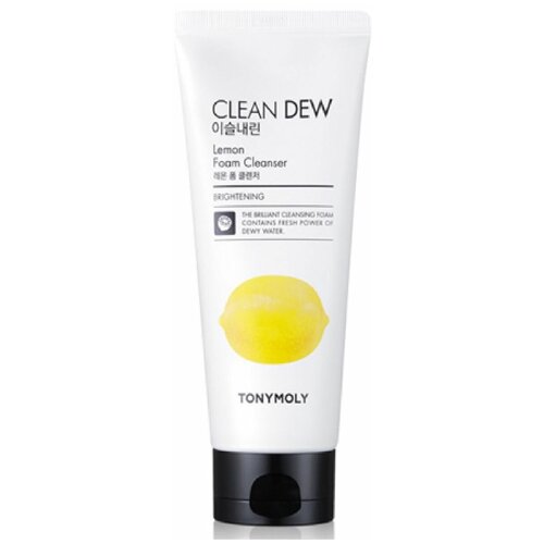 TONYMOLY Очищающая пенка для умывания с экстрактом лимона CLEAN DEW Lemon Foam Cleanser 1КТ