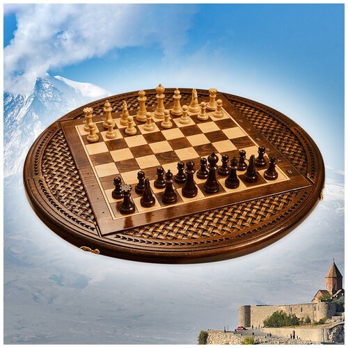 Резные шахматы и нарды Гаянэ