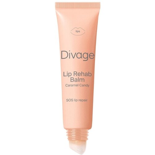 Бальзам для губ Диваж Divage Lip Rehab Balm, с ароматом Карамели