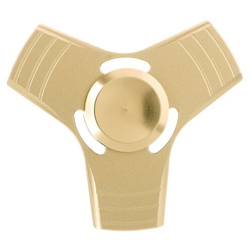 Спиннер метал золотой Alloy Fidget Spinner- Gold Color PACK 6х9х1.8 см