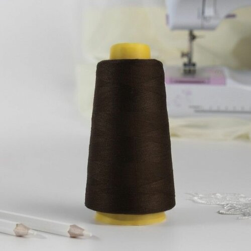 Нитки 402 3000 ярд цвет коричневый 498₽