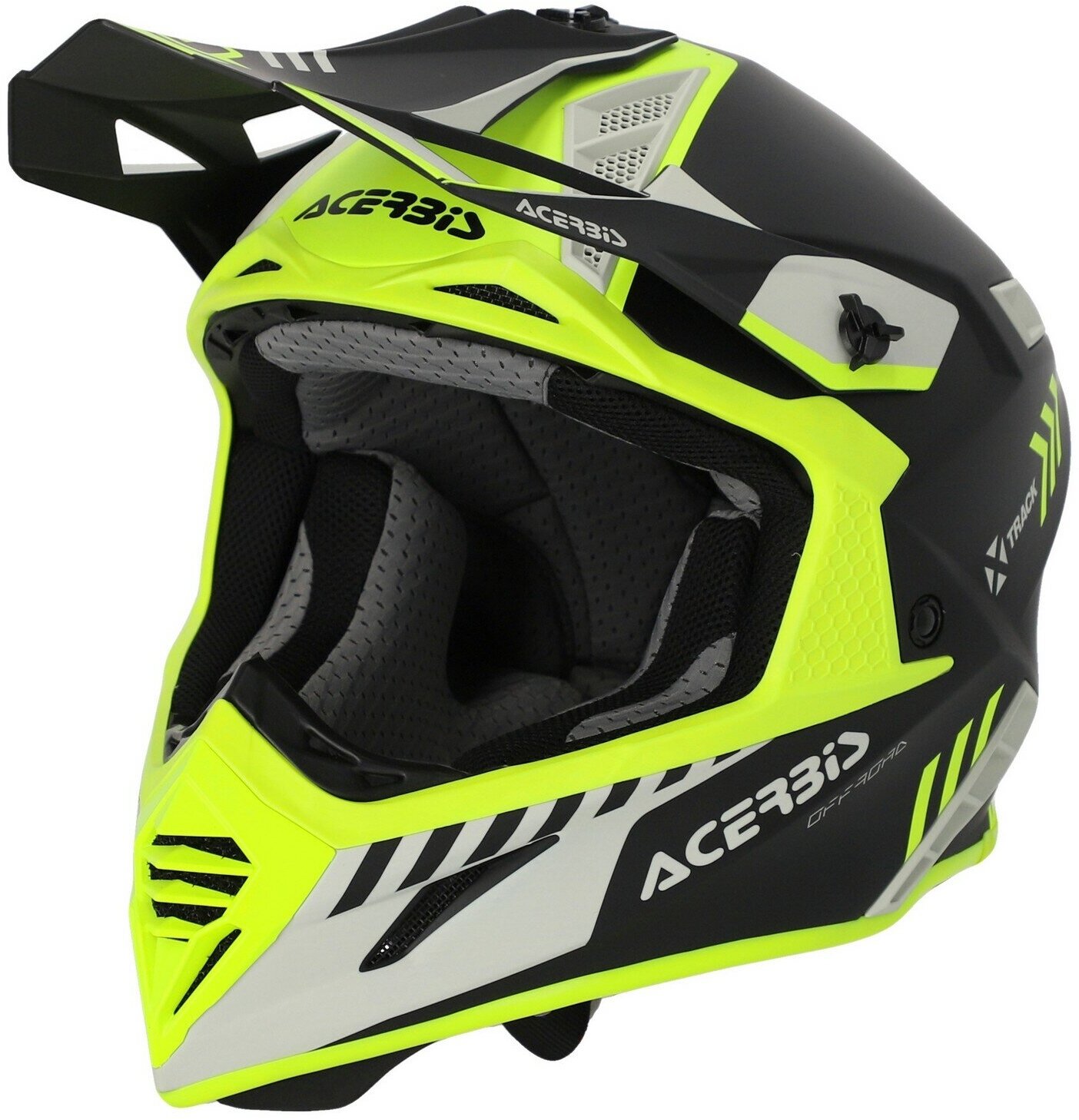 Кроссовый шлем ACERBIS X-TRACK MIPS 22-06 Yellow Fluo/Black