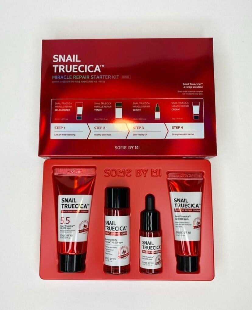 Стартовый набор Snail Truecica Miracle Repair Starter Kit, 4 средства SOME BY MI - фото №17