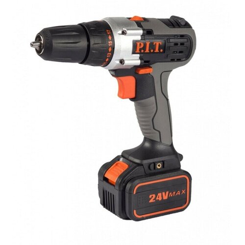 Шуруповерт PIT мастер 24 В PSR24-C 24 В 2 АКБ Li-lon 15 Ач2 скорости 40 Нм быстрая зарядка кейс фиксацияшпинделя 760400₽