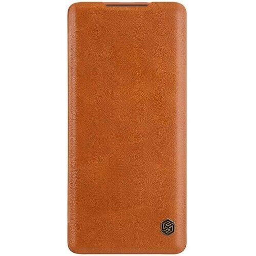 Чехол-книжка Nillkin Qin Leather Case для Huawei Mate 40 Pro Plus коричневый чехол nillkin qin leather case для oneplus 7t pro brown коричневый