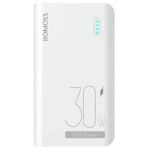 Внешний аккумулятор Power Bank Romoss Sense 4S Pro 10000мAч белый 425600₽