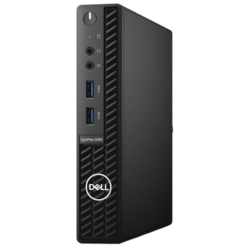 фото Настольный компьютер dell optiplex 3080 micro (3080-6773) intel core i3-10100t/16 гб/256 гб ssd/intel uhd graphics 630/linux черный