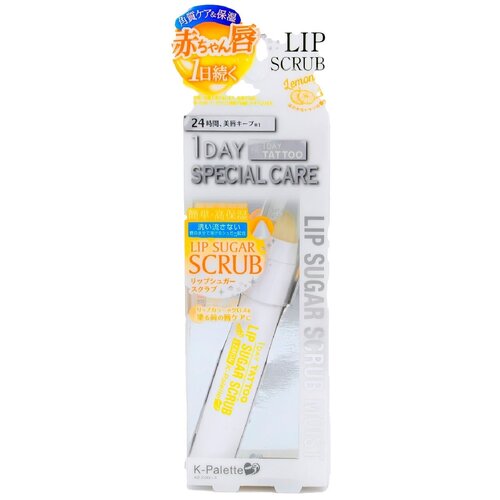 K-Palette Lip Sugar Scrub Moist Lemon Увлажняющий сахарный скраб для губ (с ароматом лимона), арт. 732728