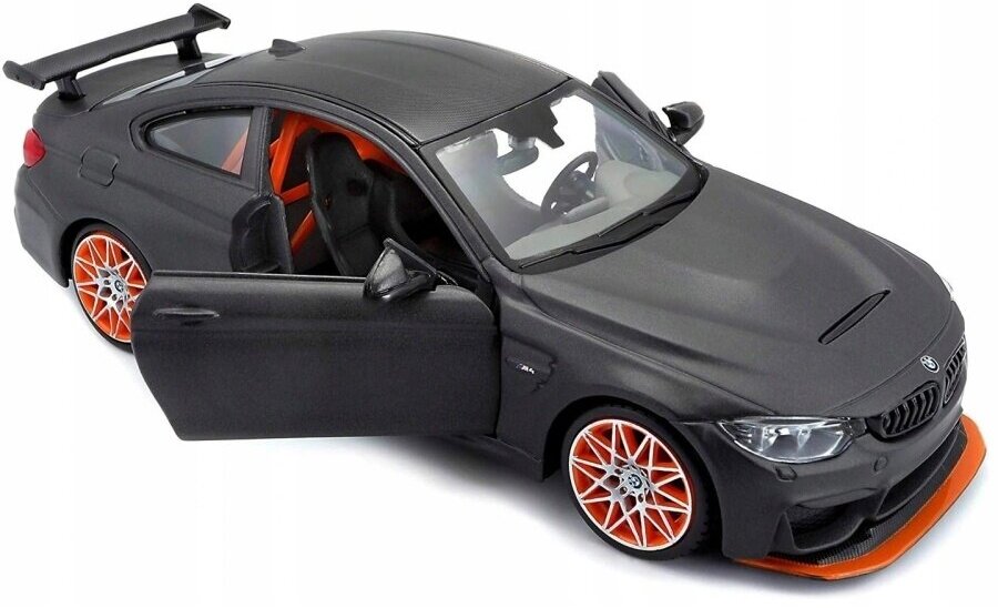 Maisto Сборная модель машинки "BMW M4 GTS" SPAL 1:24, серая - фото №18